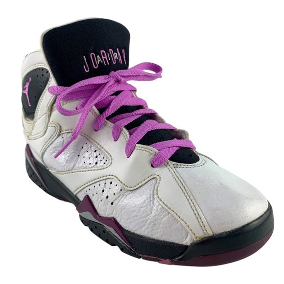 Jordan IV 442960-127 Retro Fuchsia Glow White Leather Mid Top‎ Sneakers - Picture 2 of 11
